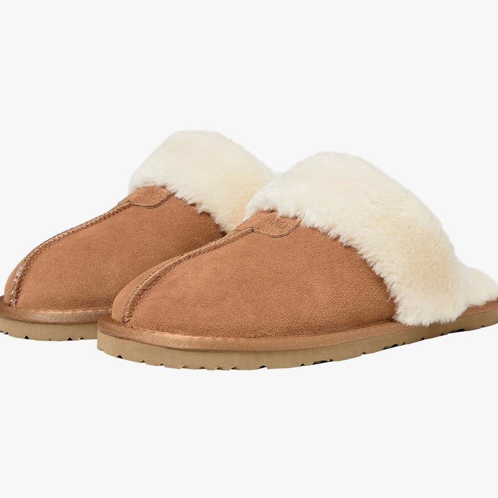 Men’s Ausland Cozy Sheepskin Slippers - Tan